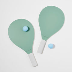 Set palete cu 2 mingi, pentru plaja Sunnylife Classic Stripe