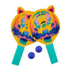 Set palete cu 2 mingi, pentru plaja Sunnylife Tigru