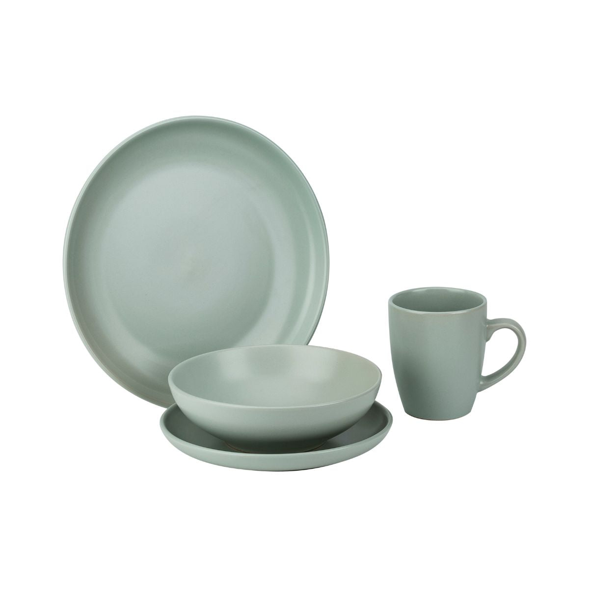 Set pentru cina, vernil, ceramic, pentru 4 persoane, Viva Cosy&Trendy, 1, hectarul.ro