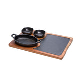 Hectarul - Set platou cu 3 vase de servire, 38 x 25 cm Grill pan set Cosy&Trendy
