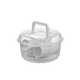 Hectarul - Set serviciu din plastic , pentru picnic/camping , 31 pcs , Tuffex TP470 alb