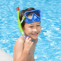 Set snorkeling ( ochelari si tub snorkel) Bestway Crusader Essential, culori mixte