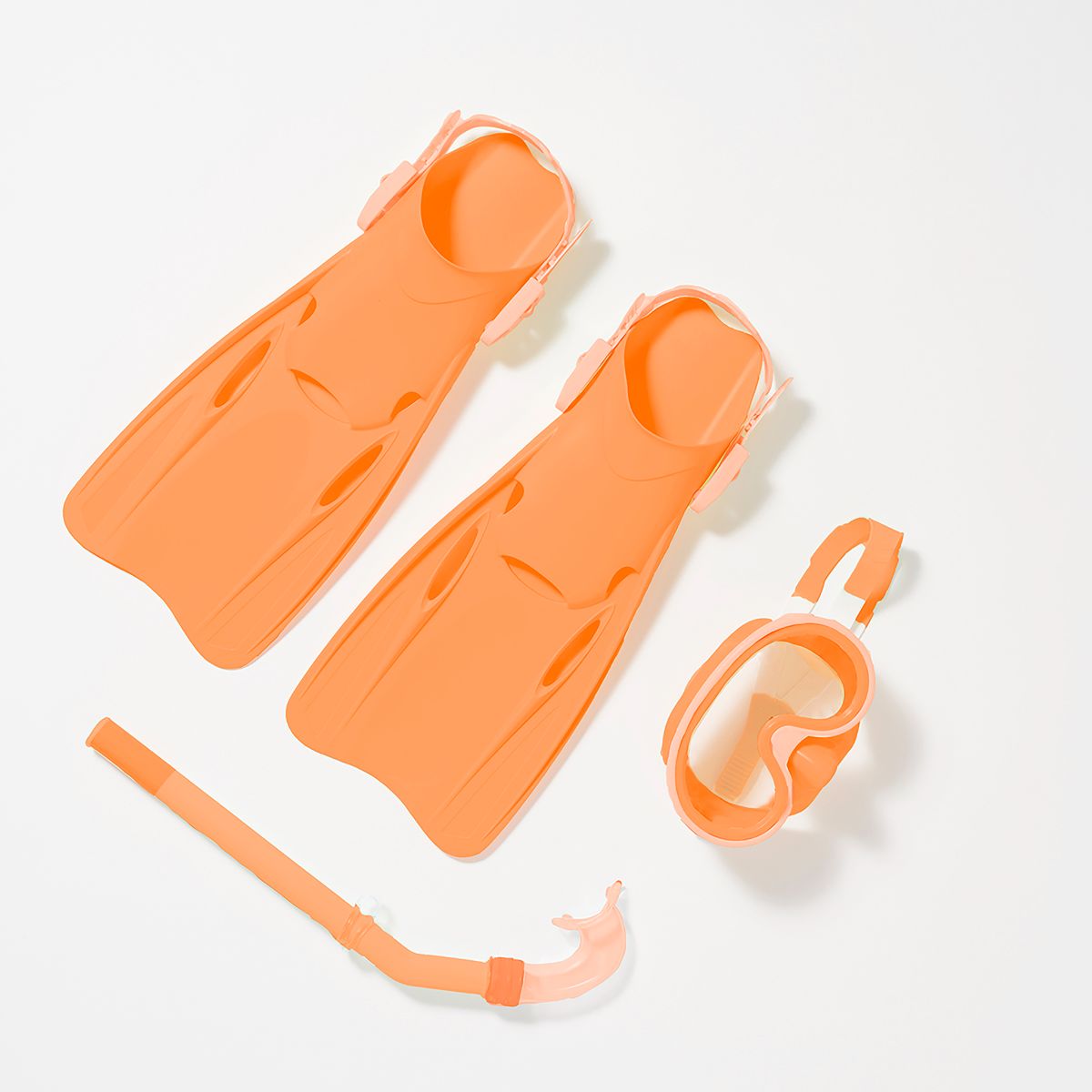 Set snorkeling pentru copii 6+ Sunnylife Neon Coral Marble, 1, hectarul.ro