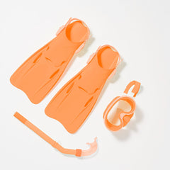 Set snorkeling pentru copii 6+ Sunnylife Neon Coral Marble