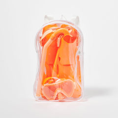 Set snorkeling pentru copii 6+ Sunnylife Neon Coral Marble