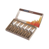 Hectarul - Set tacamuri 12 piese Jumbo Steak maro Tramontina