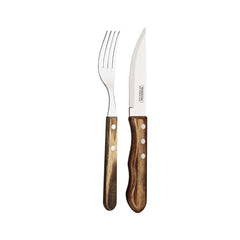 Set tacamuri 12 piese Jumbo Steak maro Tramontina