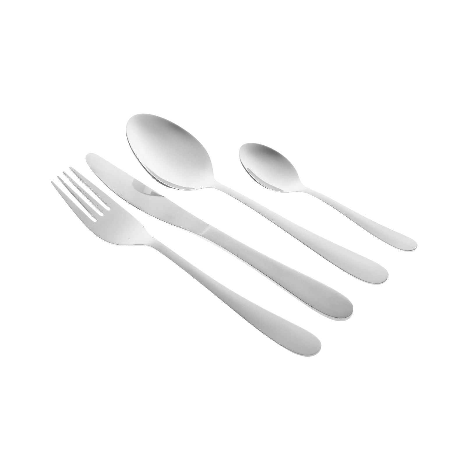 Set tacamuri 24 piese argintiu din inox Inart, 1, hectarul.ro