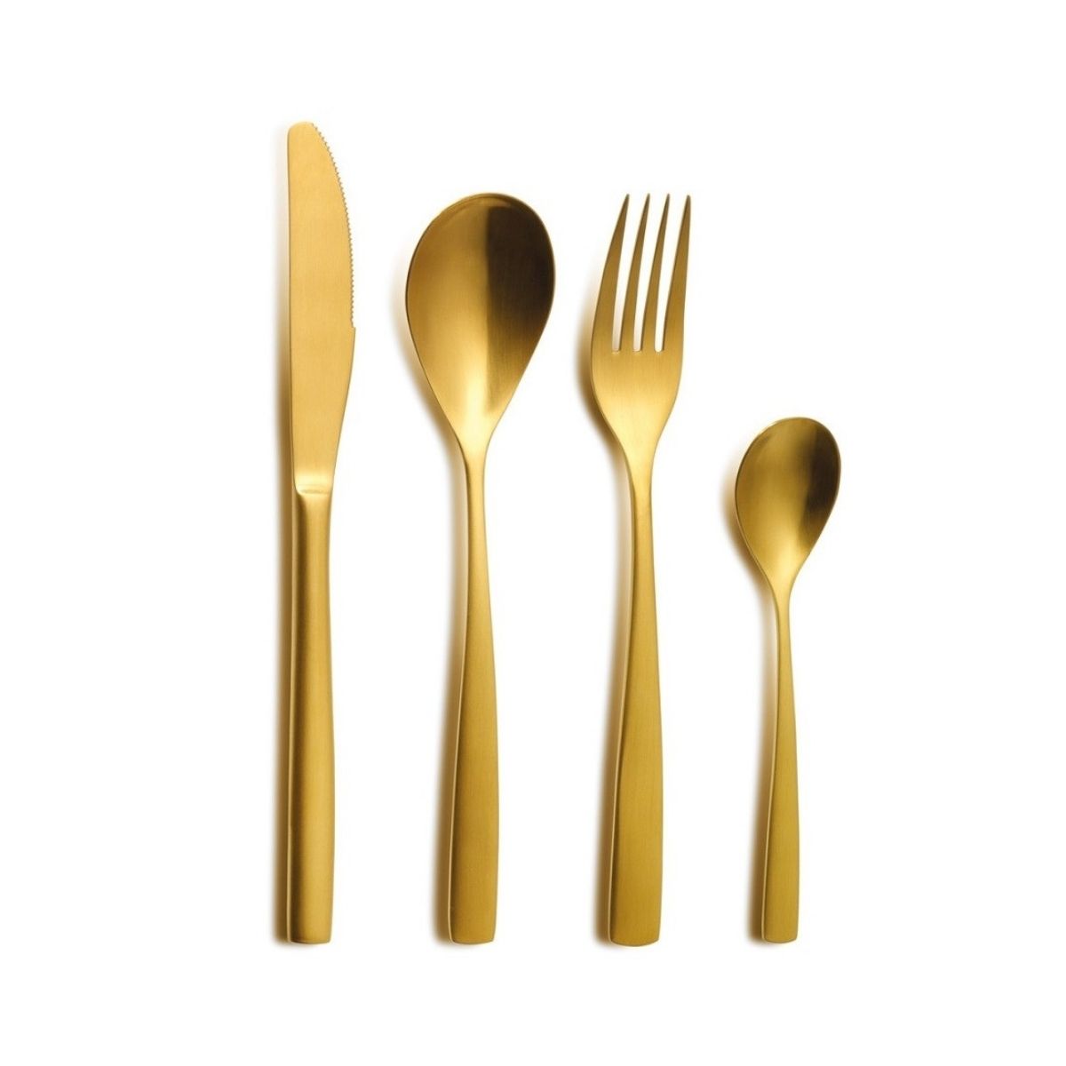 Set tacamuri 24 piese BCN satin gold Comas, 1, hectarul.ro
