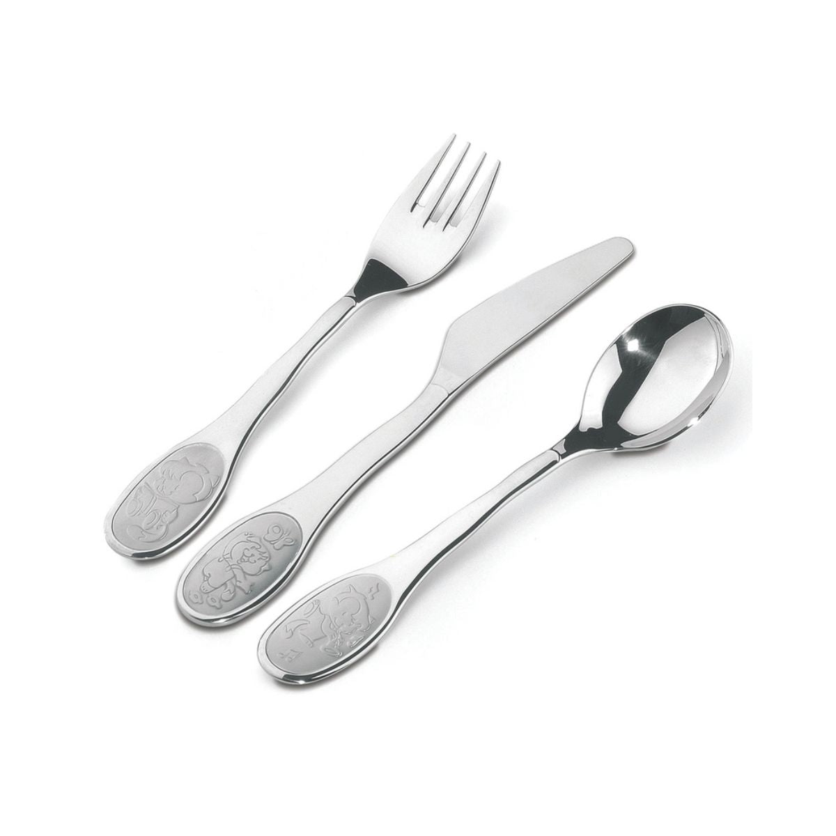 Set tacamuri 3 piese din inox pentru copii Catty Tramontina, 1, hectarul.ro