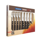 Hectarul - Set tacamuri 8 piese Steak Fandango maro Tramontina