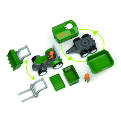 Set tractor cu 2 fermieri si accesorii MultiGO