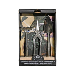 Set unelte pentru gradinarit argintiu din inox 3 piese Indoor Esschert Design