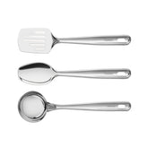 Hectarul - Set ustensile de bucatarie 3 piese argintiu din inox Extrata Tramontina