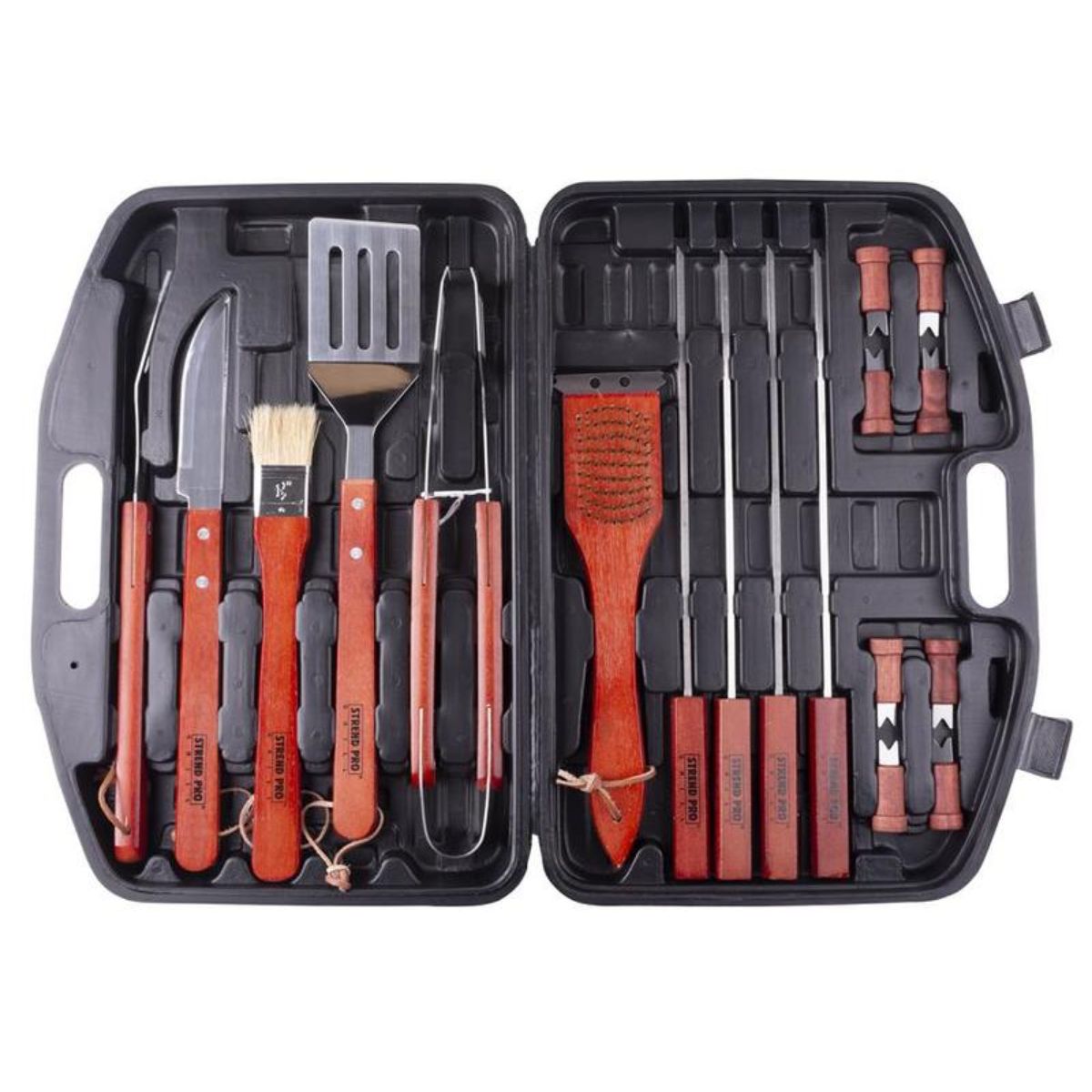 Set ustensile pentru gratar 18 piese, 1, hectarul.ro