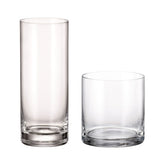 Hectarul - Set whisky, 4+4, din cristal de Bohemia, 320 ml + 350 ml, For Home Set