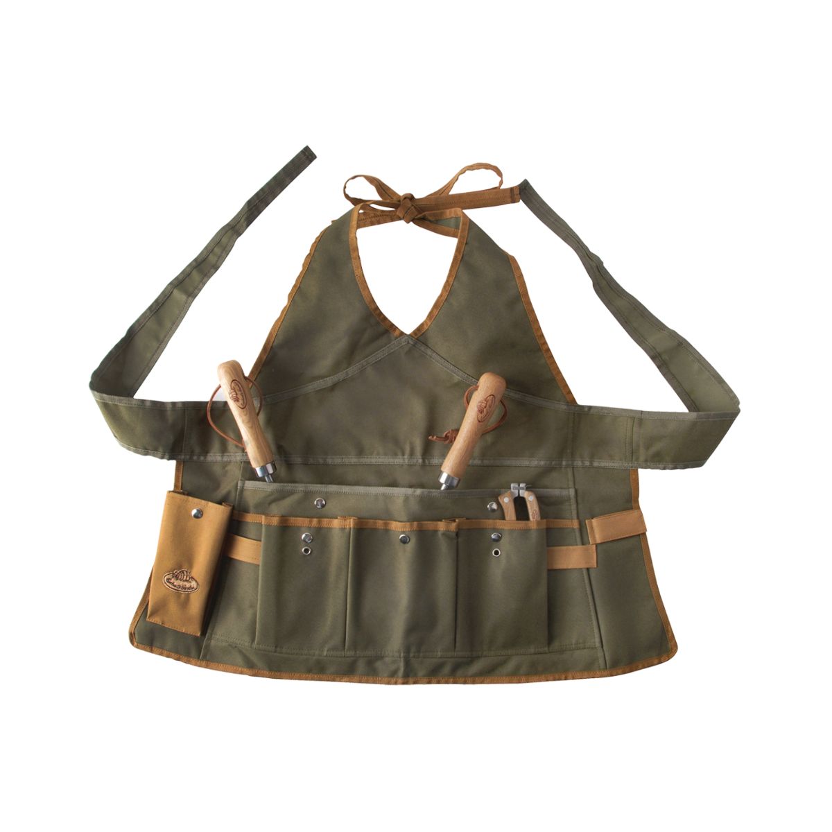 Sort de gradinarit verde/maro din canvas poliester Esschert Design, 1, hectarul.ro