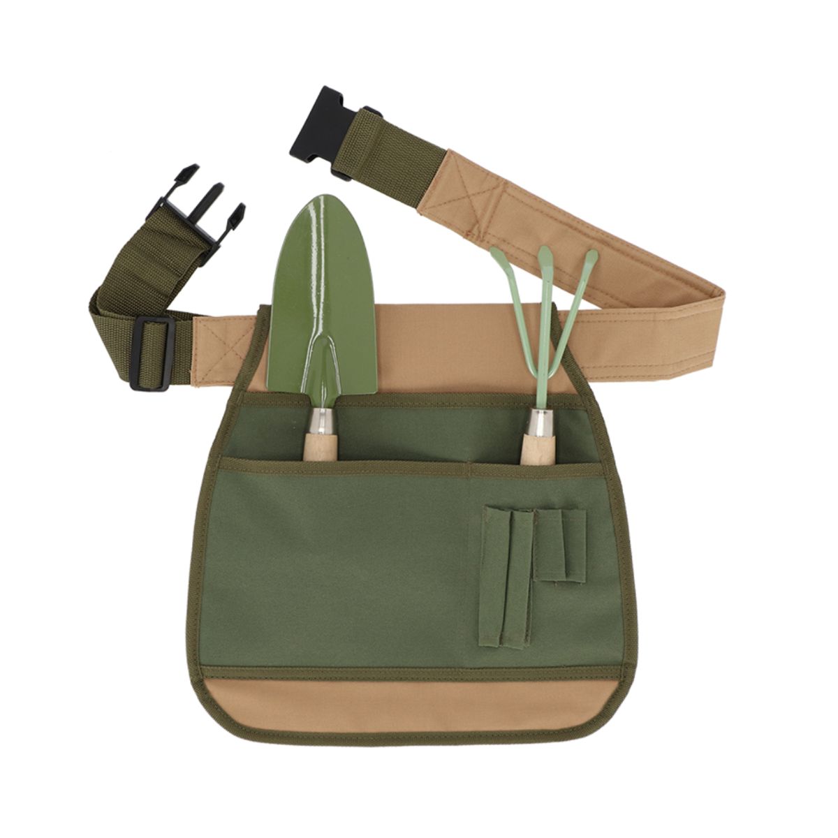 Sort de gradinarit verde/maro din material textil Esschert Design, 1, hectarul.ro