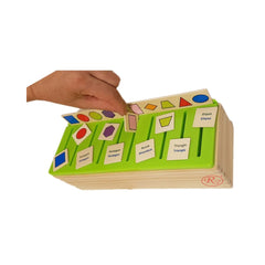 Sortator Montessori cu 88 de piese in limba romana/engleza, WD 9501