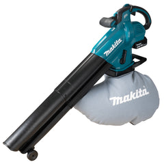 Suflanta cu functie de aspirare Makita LXT 18V, 64 m/s, livrata cu acumulator de 5.0Ah