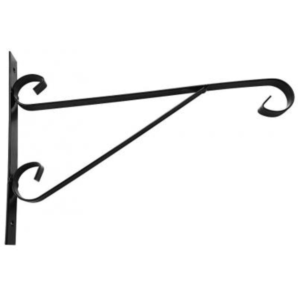 Suport agatatoare pentru ghivece, din metal, Negru 28x32 cm, 1, hectarul.ro