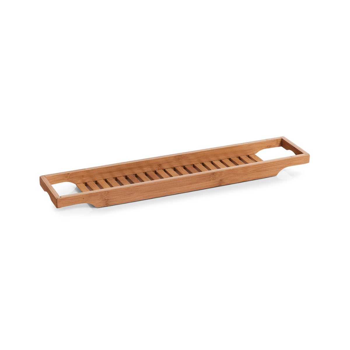 Suport de accesorii pentru cada, din bambus, 70 cm Bathtub tray Zeller, 1, hectarul.ro