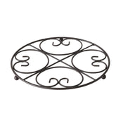 Hectarul - Suport de vase fierbinti, negru, din fier, Rialta A, Boltze