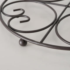 Suport de vase fierbinti, negru, din fier, Rialta A, Boltze