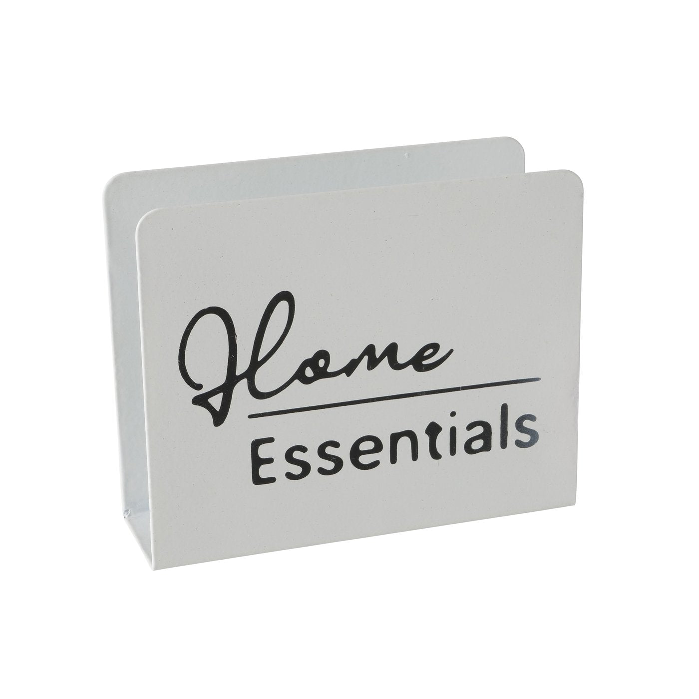 Suport de servetele, alb, din fier, Essentials Boltze, 1, hectarul.ro