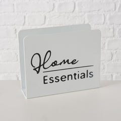 Suport de servetele, alb, din fier, Essentials Boltze