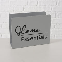 Suport de servetele, gri, din fier, Essentials Boltze