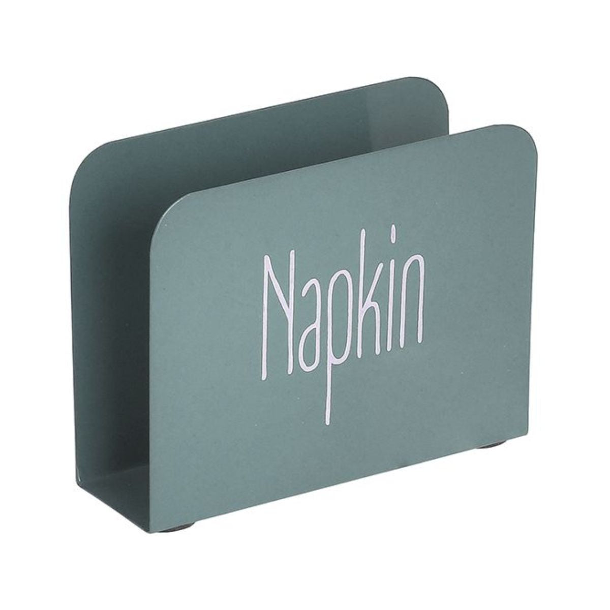 Suport de servetele verde metalic Vintage Inart, 1, hectarul.ro