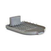 Hectarul - Suport de vase, cu tava si suport de tacamuri, din metal si plastic, 45 cm, Dish Drain Rack Zeller