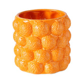 Hectarul - Suport decorativ pentru ghiveci, din ceramica, Ø17 cm portocaliu Orange Boltze