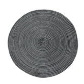 Hectarul - Suport farfurie, gri deschis, poliproprilena si bumbac, diametru 38 cm, Concentric Boltze