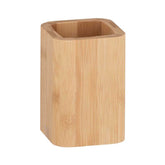 Hectarul - Suport maro pentru periuta de dinti, din bambus, Bambusa Wenko