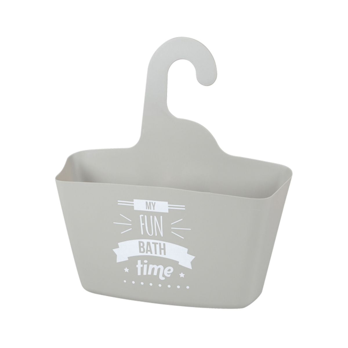 Suport pentru accesorii de baie 28X12X31 cm gri deschis din plastic Urban Living, 1, hectarul.ro