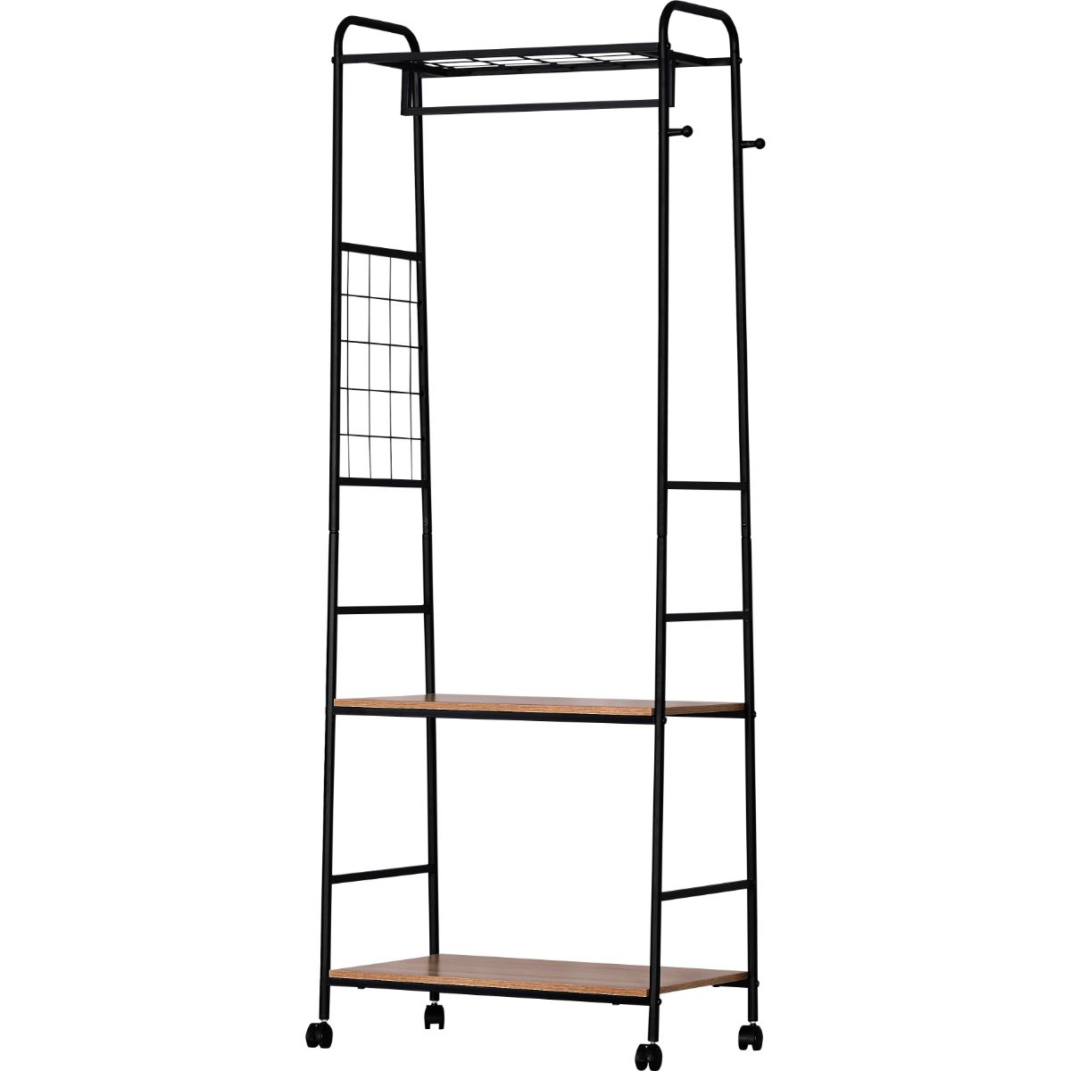 Suport pentru haine , din metal si PAL , mobil , 63.60 x 40 x 171 cm, Grunberg RF3104, 1, hectarul.ro