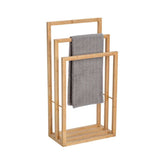 Hectarul - Suport pentru prosoape, maro din bambus, 82 cm, Bambusa Wenko