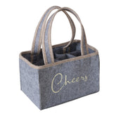 Hectarul - Suport pentru sticle, gri, din fibra de poliester, Frauensache Boltze