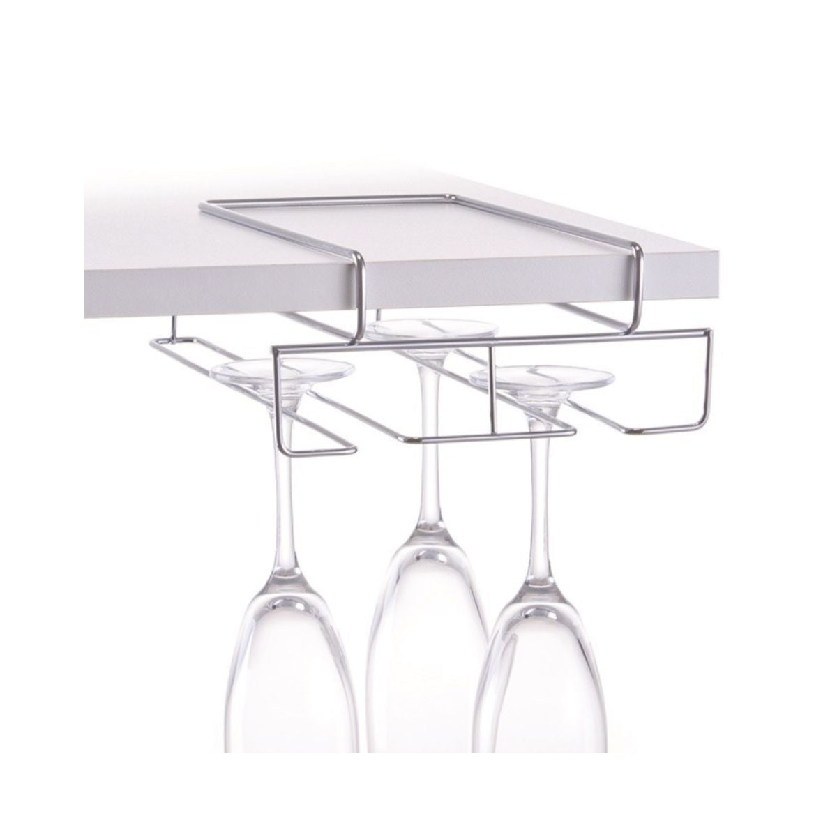 Suport suspendat pentru pahare cu picior, 18 x 28 cm, Glass holder Zeller, 1, hectarul.ro