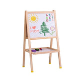 Hectarul - Tabla Magnetica cu Doua Fete, cu Litere, Cifre,Tetris si accesorii, 80 x 40 cm, din lemn, WD 3015