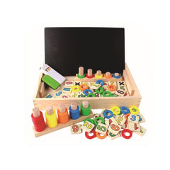 Tablita de lemn cu 2 fete Montessori, WD 2023