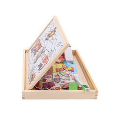 Tablita magnetica cu 2 fete si accesorii, WD 5506