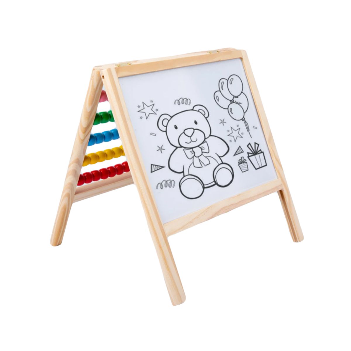 Tablita magnetica cu numaratoare din lemn, litere si cifre pentru copii, WD 3025, 1, hectarul.ro