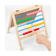 Tablita magnetica cu numaratoare din lemn, litere si cifre pentru copii, WD 3025