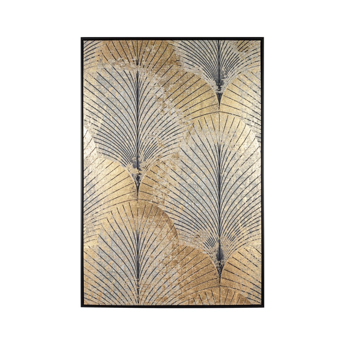 Tablou auriu din MDF si canvas 82x122 cm Bold 25583 Bizzotto, 1, hectarul.ro