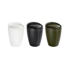 Taburet de baie alb cu cos pentru rufe Candy leather look Wenko