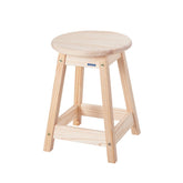 Hectarul - Taburet maro din lemn Naturalle 33 x 33 x 46,5 cm Tramontina