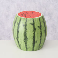 Taburet verde/rosu din plastic Ø45 x 44 cm Melone Boltze